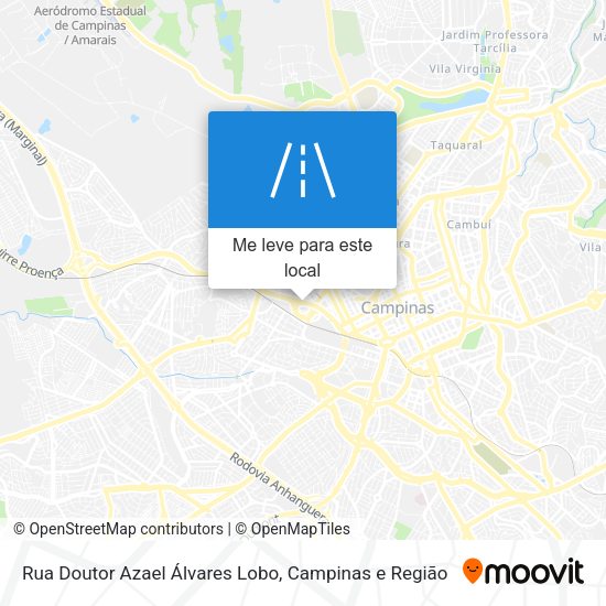 Rua Doutor Azael Álvares Lobo mapa