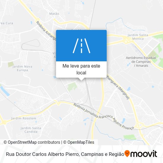 Rua Doutor Carlos Alberto Pierro mapa