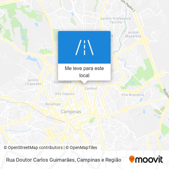 Rua Doutor Carlos Guimarães mapa