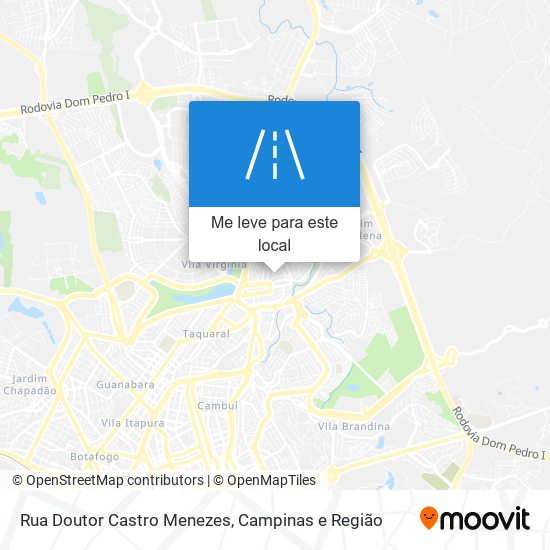 Rua Doutor Castro Menezes mapa