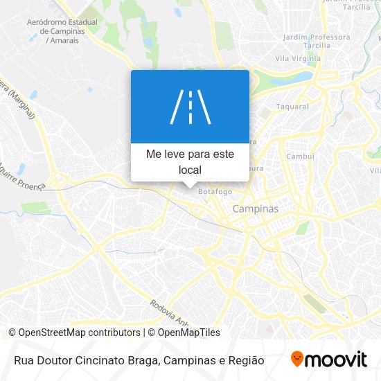 Rua Doutor Cincinato Braga mapa