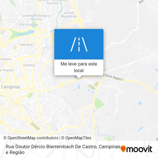 Rua Doutor Dércio Bierrembach De Castro mapa