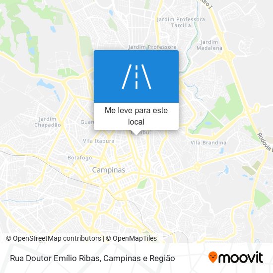 Rua Doutor Emílio Ribas mapa