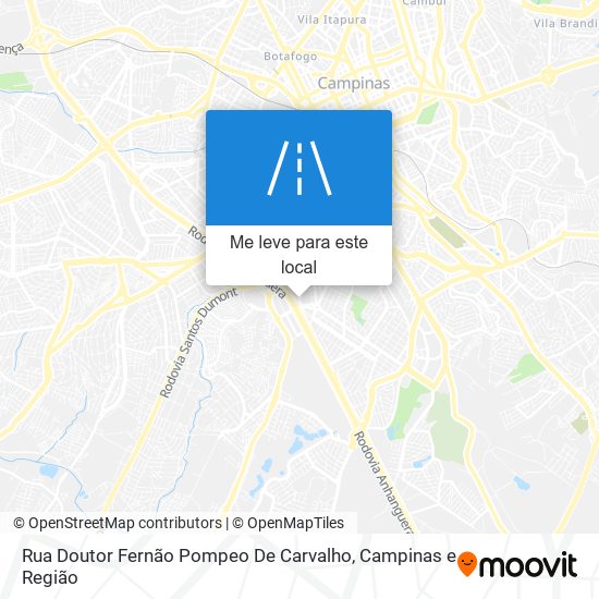 Rua Doutor Fernão Pompeo De Carvalho mapa