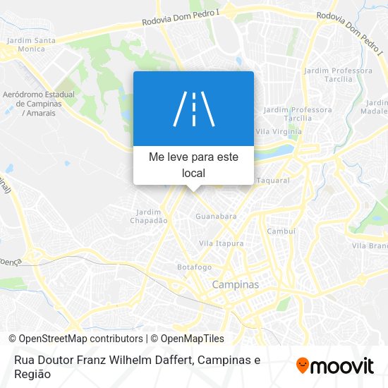 Rua Doutor Franz Wilhelm Daffert mapa