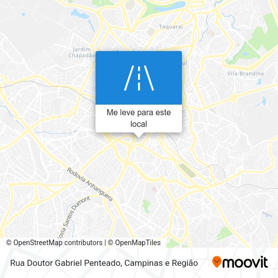 Rua Doutor Gabriel Penteado mapa