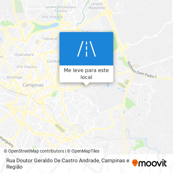 Rua Doutor Geraldo De Castro Andrade mapa