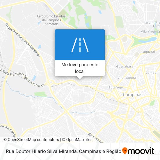Rua Doutor Hilario Silva Miranda mapa