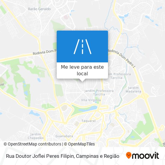 Rua Doutor Joflei Peres Filipin mapa