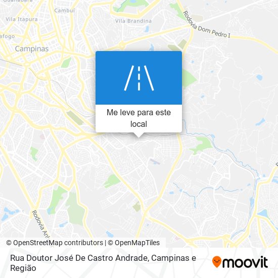 Rua Doutor José De Castro Andrade mapa