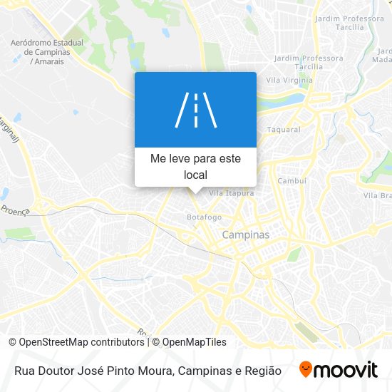 Rua Doutor José Pinto Moura mapa