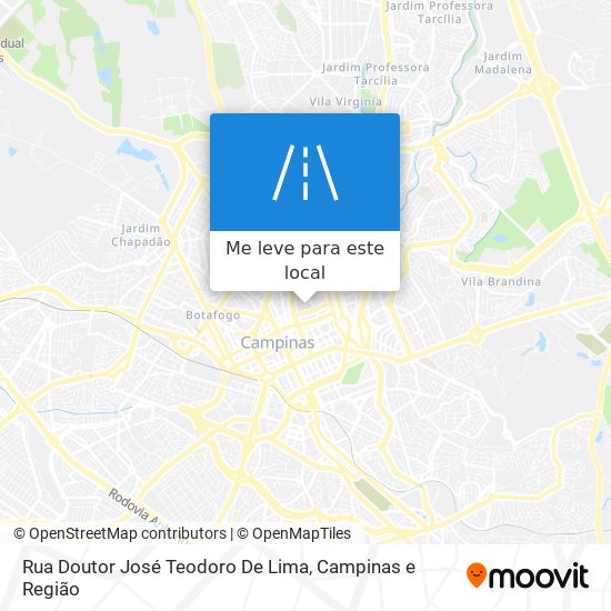 Rua Doutor José Teodoro De Lima mapa