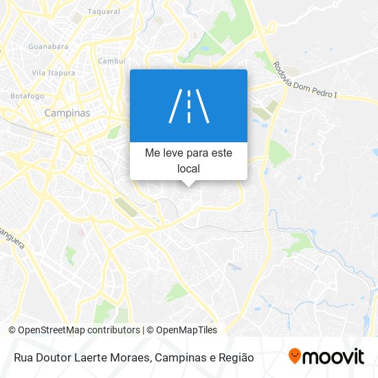 Rua Doutor Laerte Moraes mapa