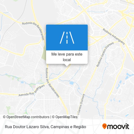 Rua Doutor Lázaro Silva mapa