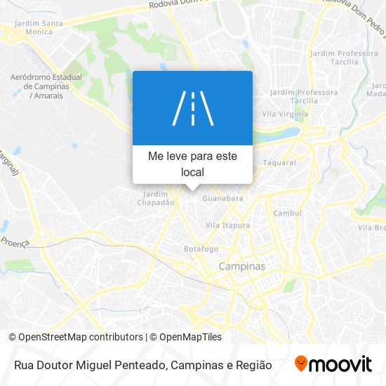 Rua Doutor Miguel Penteado mapa