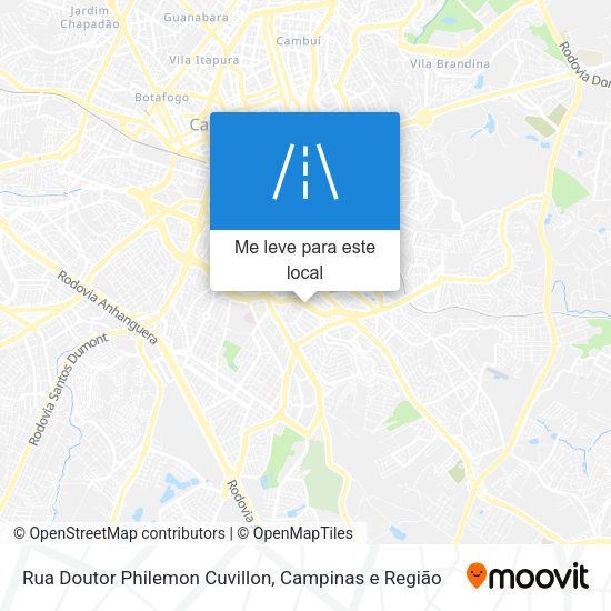 Rua Doutor Philemon Cuvillon mapa