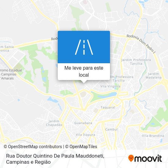Rua Doutor Quintino De Paula Mauddoneti mapa