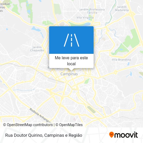 Rua Doutor Quirino mapa