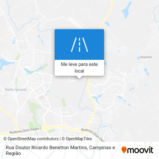 Rua Doutor Ricardo Benetton Martins mapa