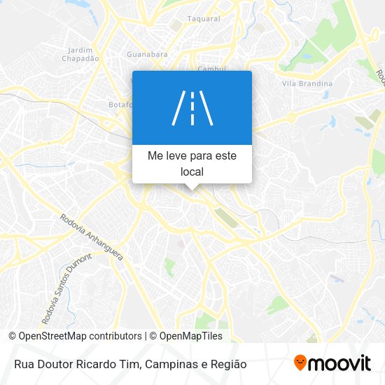Rua Doutor Ricardo Tim mapa