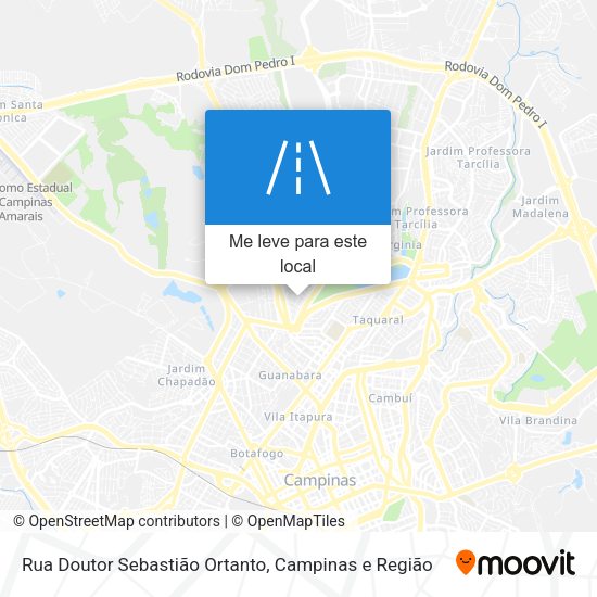 Rua Doutor Sebastião Ortanto mapa