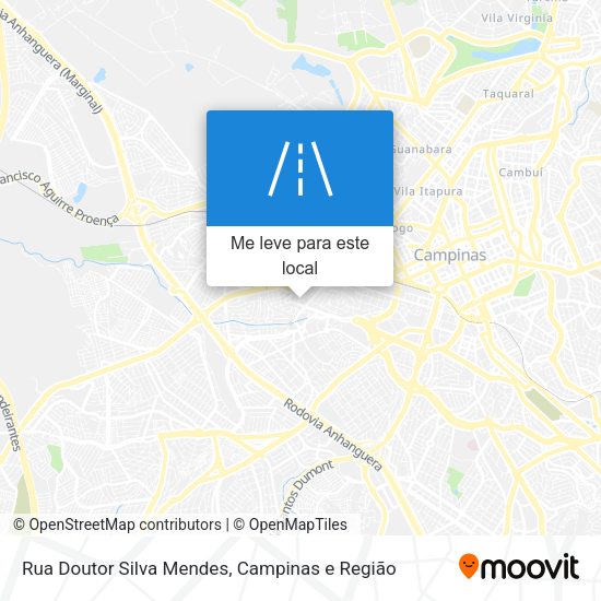 Rua Doutor Silva Mendes mapa