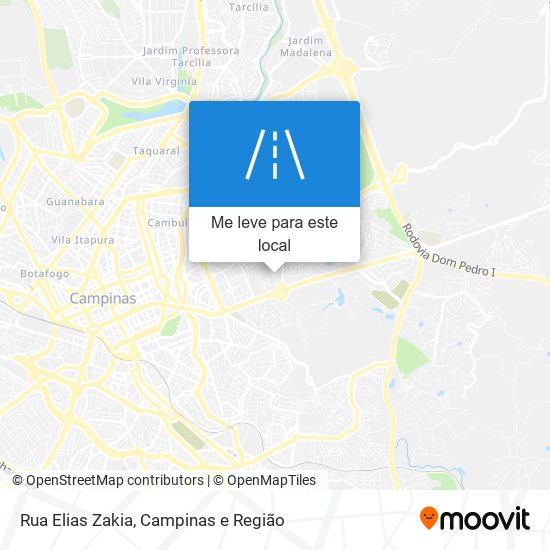 Rua Elias Zakia mapa