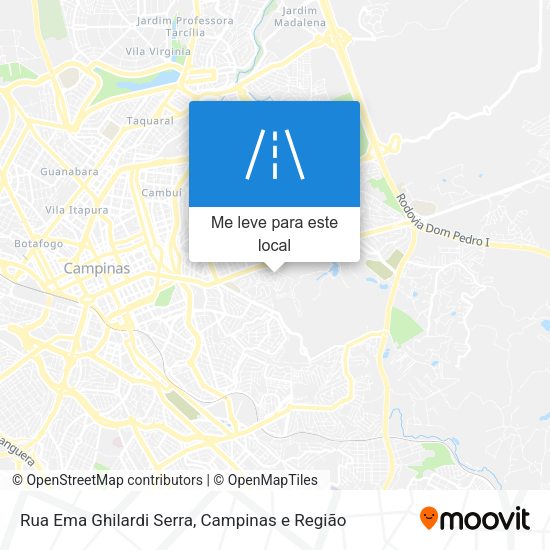 Rua Ema Ghilardi Serra mapa
