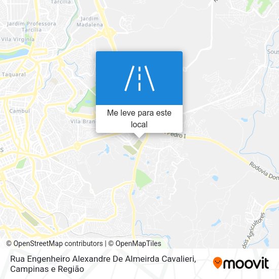Rua Engenheiro Alexandre De Almeirda Cavalieri mapa