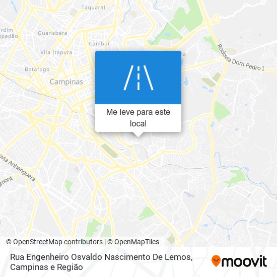 Rua Engenheiro Osvaldo Nascimento De Lemos mapa