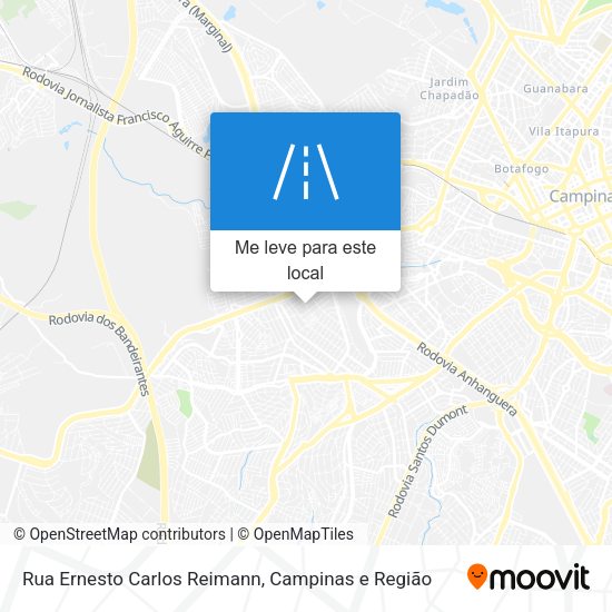Rua Ernesto Carlos Reimann mapa
