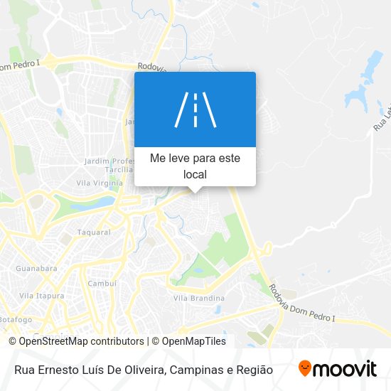 Rua Ernesto Luís De Oliveira mapa