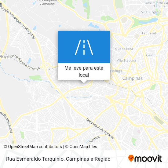 Rua Esmeraldo Tarquínio mapa