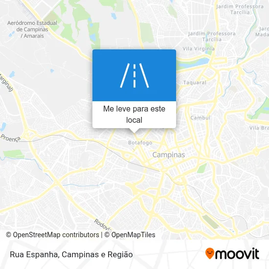 Rua Espanha mapa