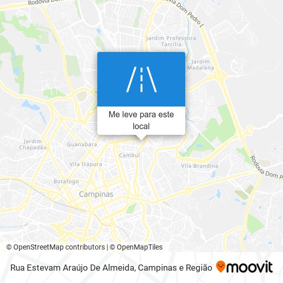 Rua Estevam Araújo De Almeida mapa