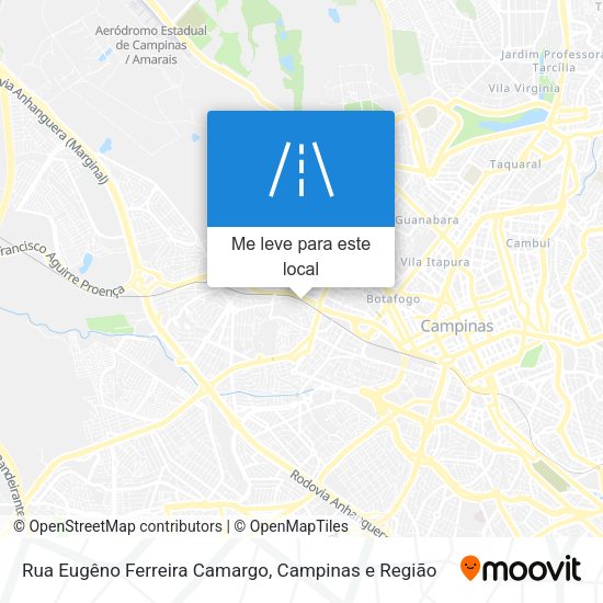 Rua Eugêno Ferreira Camargo mapa