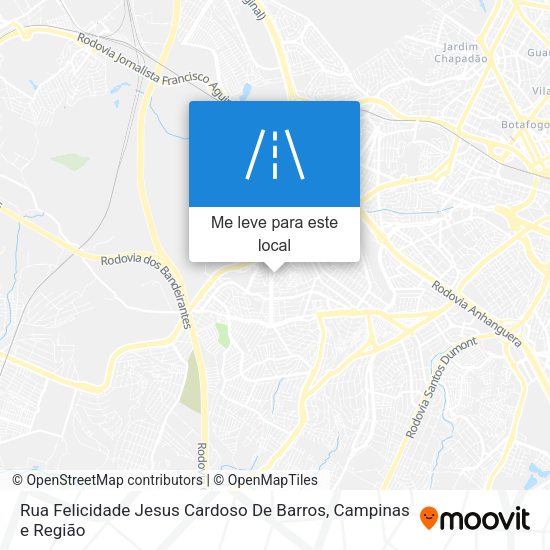 Rua Felicidade Jesus Cardoso De Barros mapa