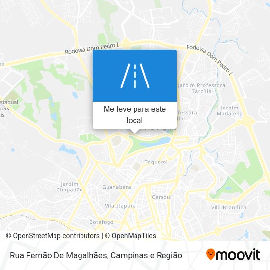 Rua Fernão De Magalhães mapa