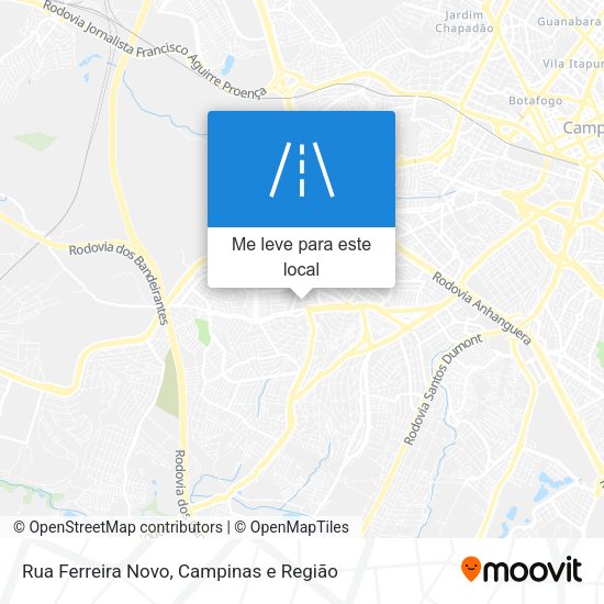 Rua Ferreira Novo mapa