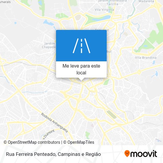 Rua Ferreira Penteado mapa