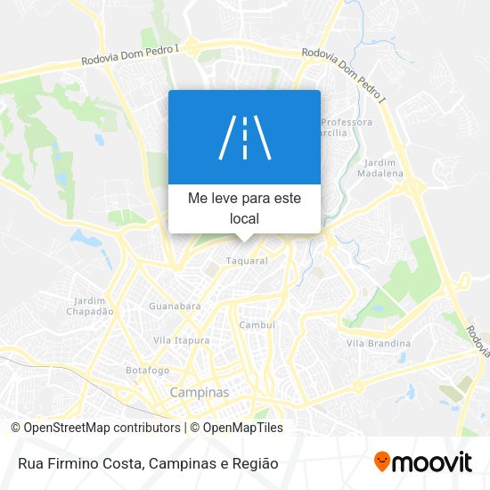 Rua Firmino Costa mapa