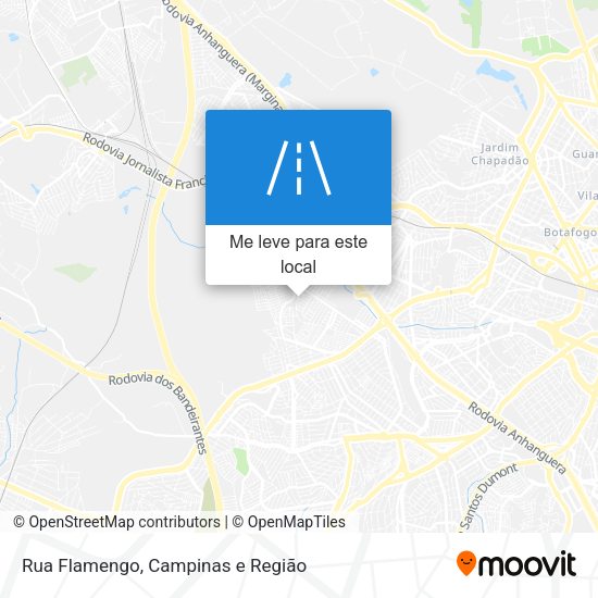 Rua Flamengo mapa