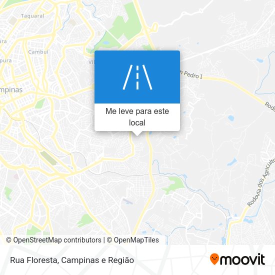 Rua Floresta mapa