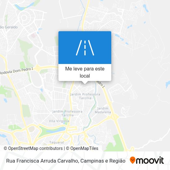 Rua Francisca Arruda Carvalho mapa