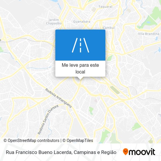 Rua Francisco Bueno Lacerda mapa