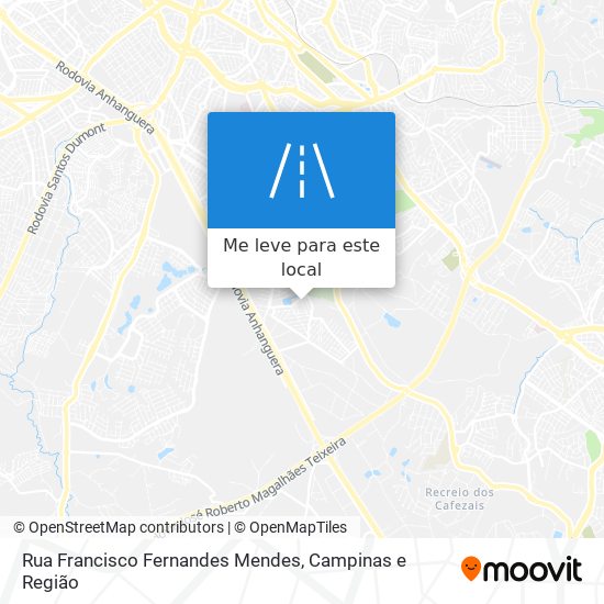 Rua Francisco Fernandes Mendes mapa