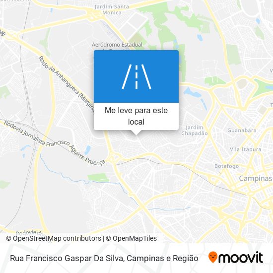 Rua Francisco Gaspar Da Silva mapa