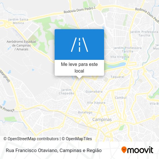 Rua Francisco Otaviano mapa