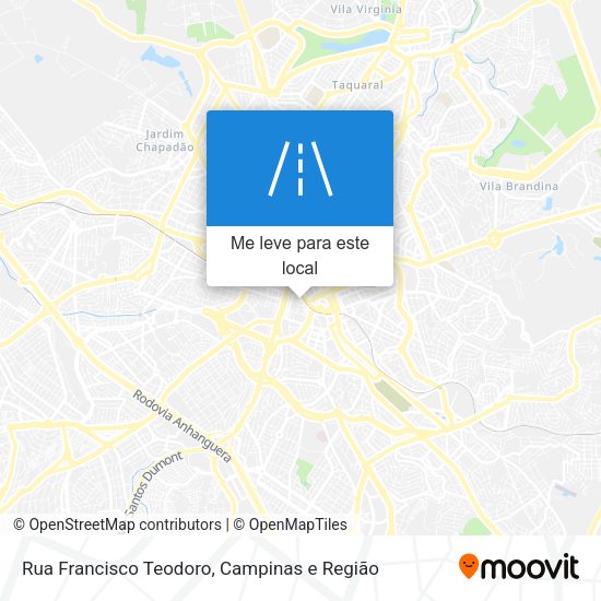 Rua Francisco Teodoro mapa