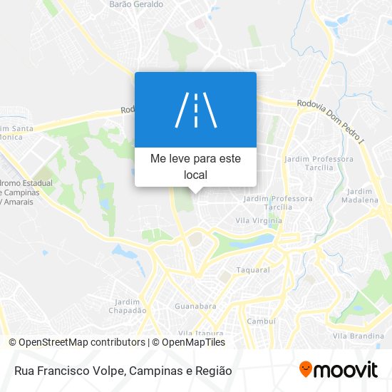 Rua Francisco Volpe mapa